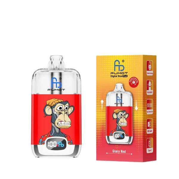 Fumot Digital Box Pod Kit - Farbe: Glory Red