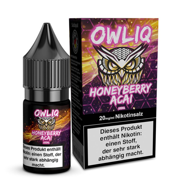 OWLIQ Nikotinsalz Liquid - Honeyberry Acai - 10ml