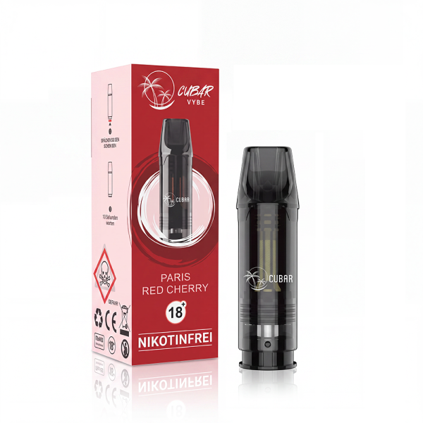 Cubar Prefilled Pods - Paris Red Cherry - Nikotinfrei