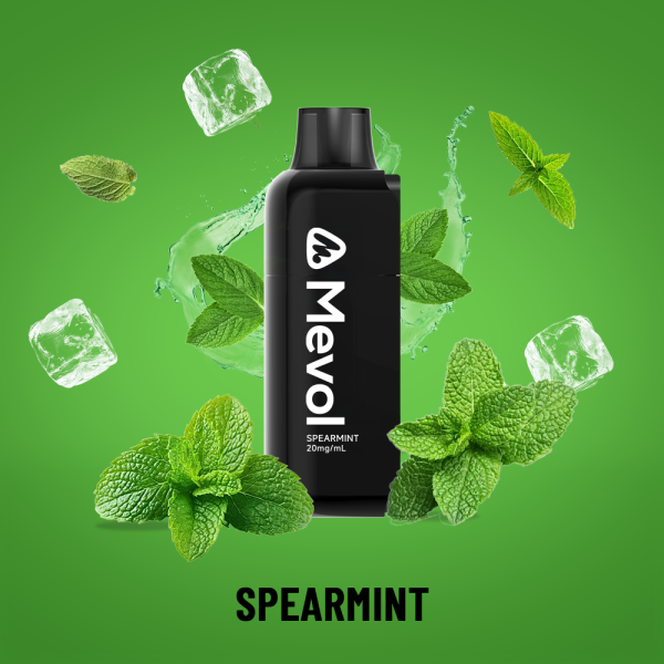 Mevol S7000 Spearmint 2ml Pod + 10ml E-Liquid Tank