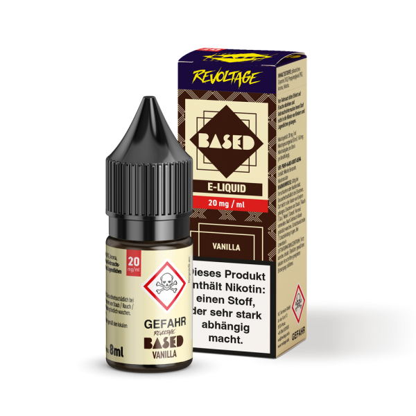 Revoltage BASED Liquid - Vanilla - 8 ml Nikotinsalz Liquid