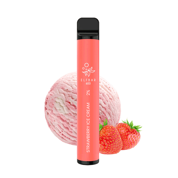 ELFBAR 600 Strawberry Ice Cream 20mg Nikotin