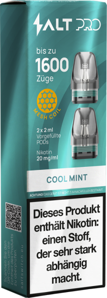 SALT Pro Pod - Cool Mint - 20mg Nikotingehalt - 2er Pack