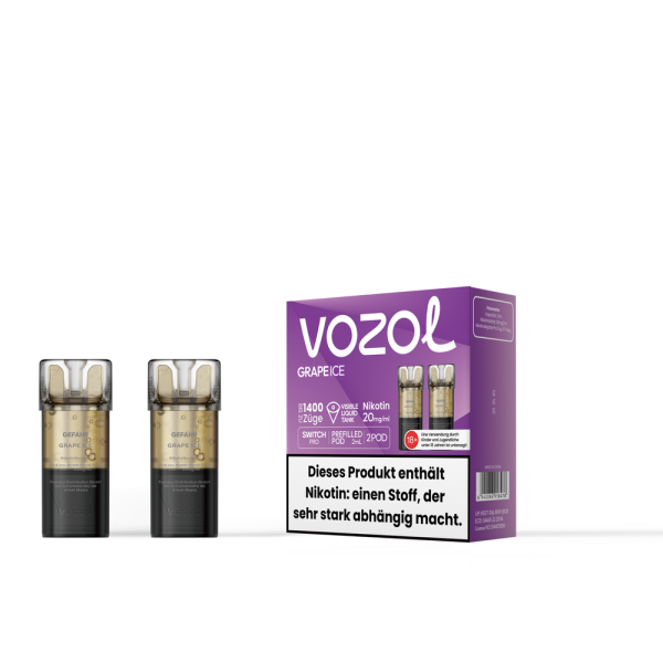 VOZOL Switch Pro Grape Ice 20mg Nikotin 2er Pack