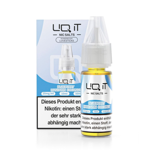 LIQ IT Liquid - Blueberry Mandarin Coconut