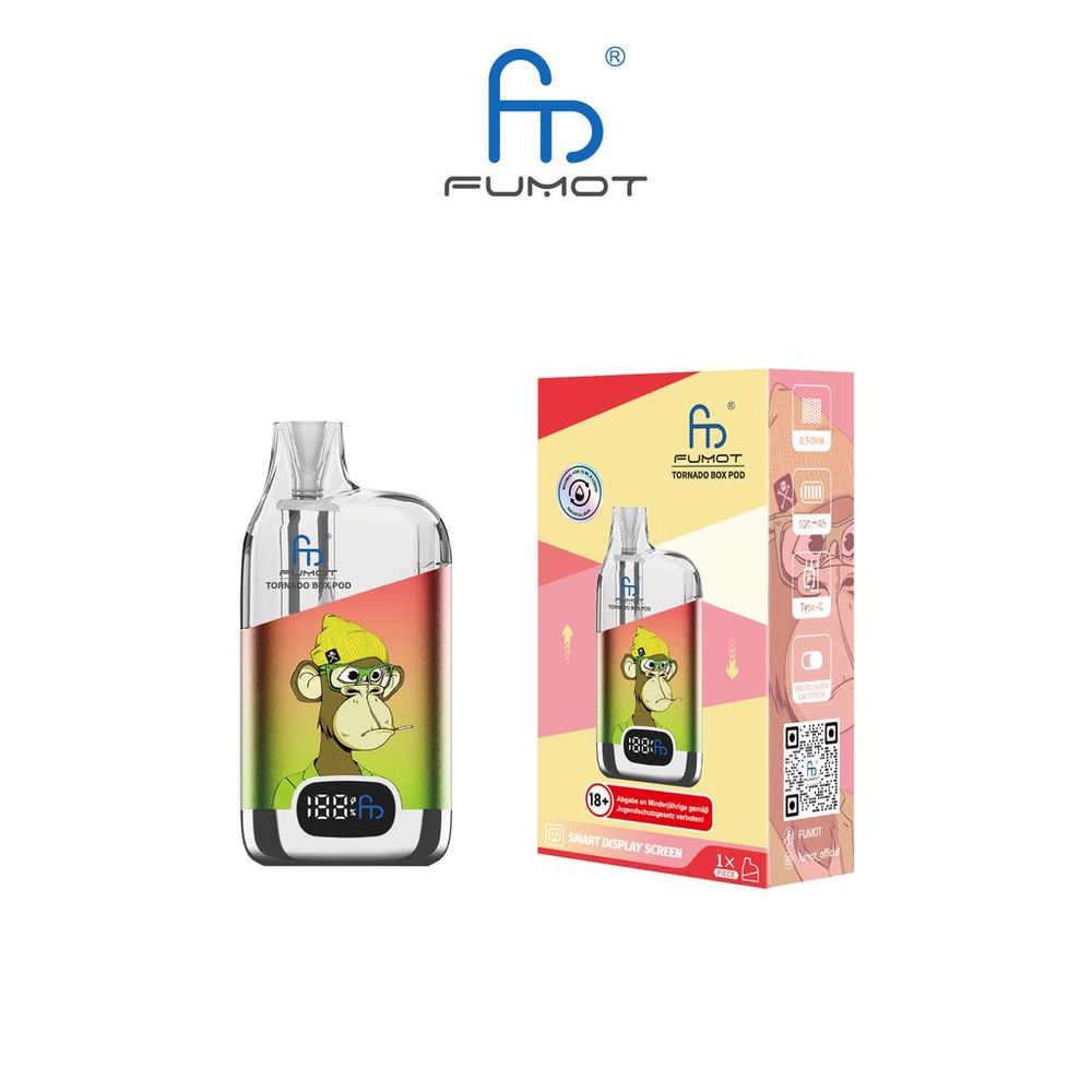 vampire vape strawberry burst RandM Tornado Box Pod Kit - Farbe: Green Red