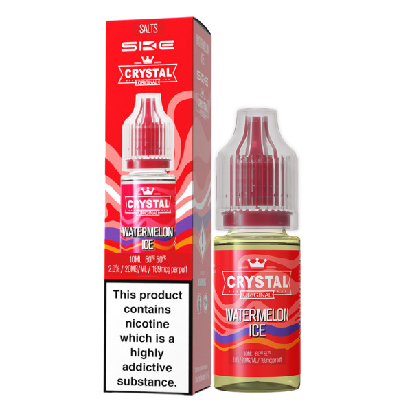 SKE Crystal Liquid - Watermelon Ice - 10ml Nikotinsalzliquid