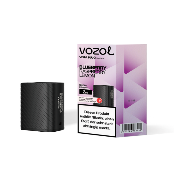 Vozol Vista Plug Pod - Blueberry Raspberry Lemon - 2ml Pod
