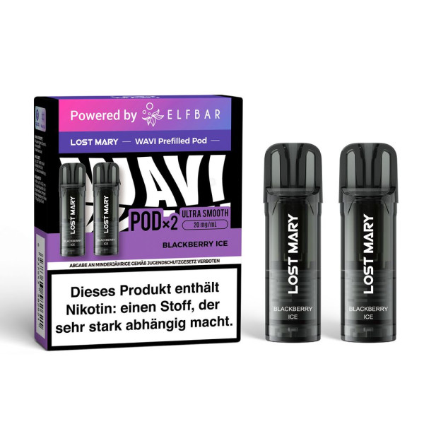 Lost Mary WAVI Blackberry Ice 20mg Nikotin 2er Pack
