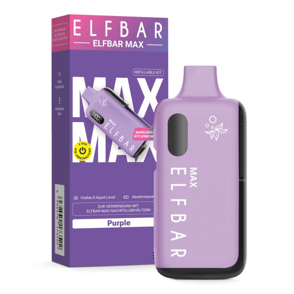 ELFBAR MAX Pod Kit - Farbe: Purple