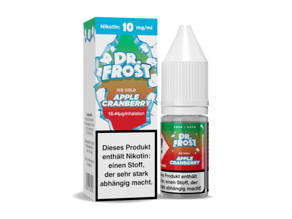 Dr. Frost - Ice Cold - Apple Cranberry - Nikotinsalz Liquid