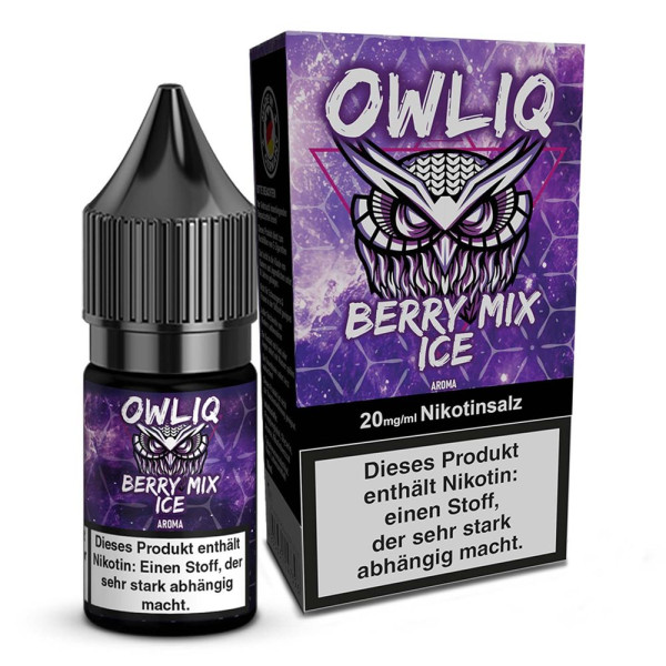 OWLIQ Nikotinsalz Liquid - Berry Mix Ice - 10ml