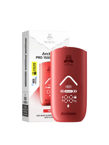 Arcbear Pro 15000 Akkuträger - Farbe: Red