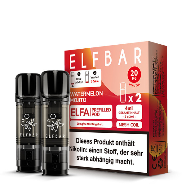 ELFBAR ELFA Watermelon Mojito 20mg Nikotin 2er Pack