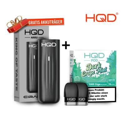 Hqd Pods Dark Grape Mint HQD Cuvie Grapey HQD Pod kaufen Cirak 2 + Pods |  Intensiver Geschmack