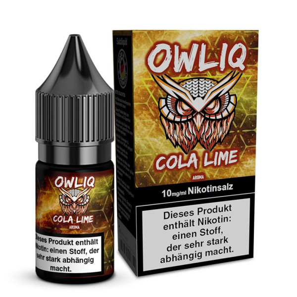 OWLIQ Nikotinsalz Liquid - Cola Lime - 10ml