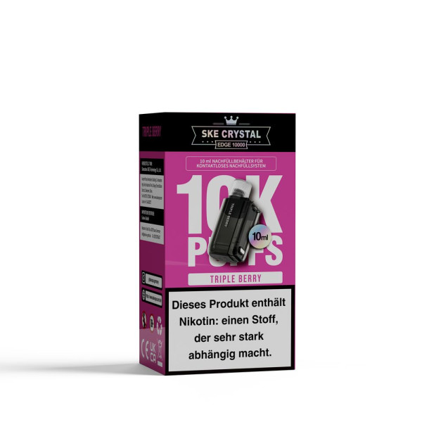 SKE Crystal Edge 10K Triple Berry - 10ml Pod