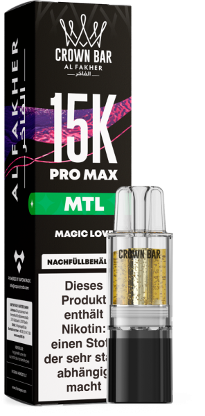 Al Fakher 15K PRO MAX Pod - Magic Love - MTL