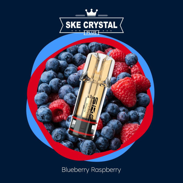 SKE Crystal PLUS Blueberry Raspberry 2% Nikotin 2er Pack