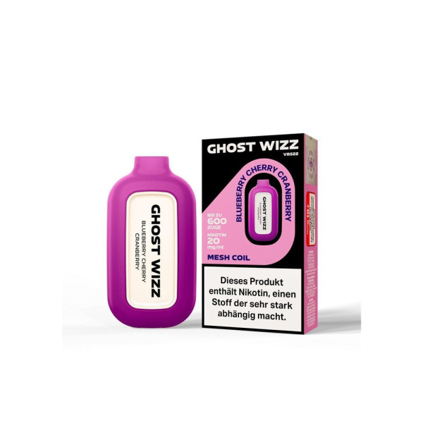 Ghost Wizz - Blueberry Cherry Cranberry 20mg/ml