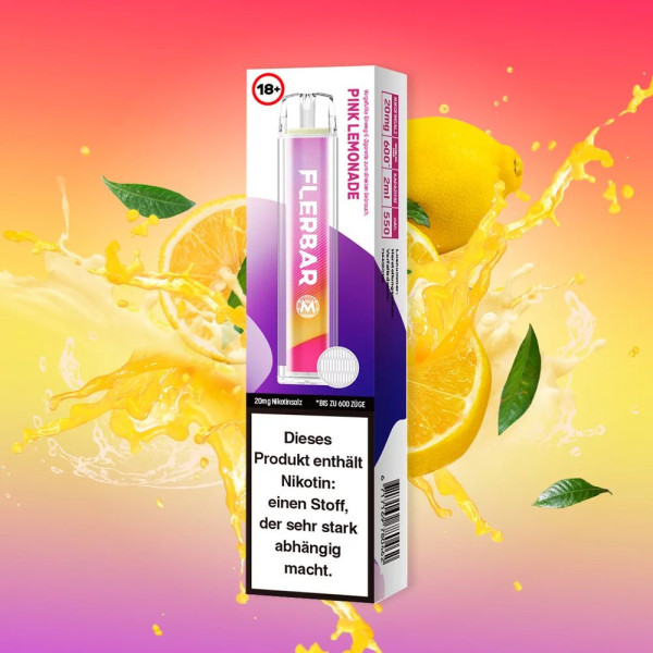 Flerbar M – Pink Lemonade 20mg Nikotin