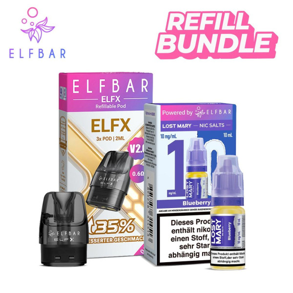 Refill Bundle Lost Mary Liquid + ELFX V2 Leerpod