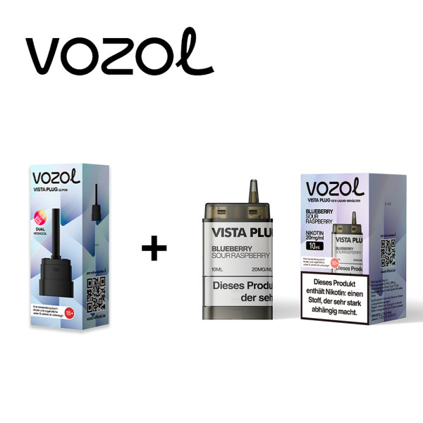Vozol Vista Plug Ez Blueberry Sour Raspberry Pod Set