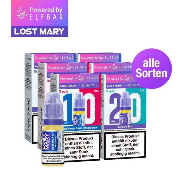 Elfbar Lost Mary Liquid - Alle Sorten