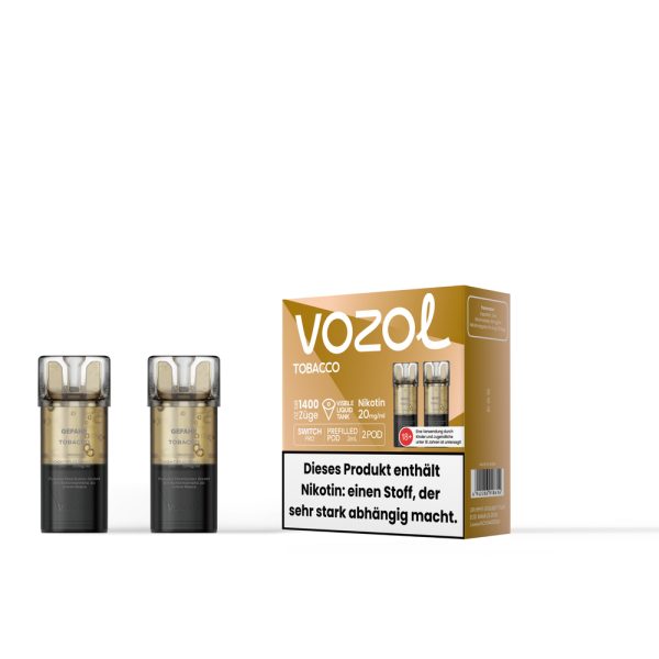 VOZOL Switch Pro Tobacco 20mg Nikotin 2er Pack