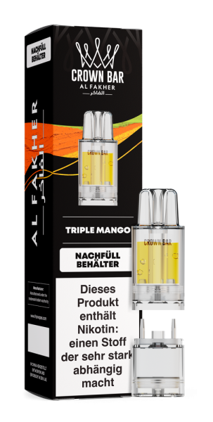 Al Fakher 12K PRO MAX Pod - Tripple Mango - 20mg Nikotingehalt