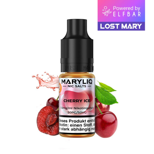 Lost Mary Maryliq - Cherry Ice - 10ml Nikotinsalz Liquid