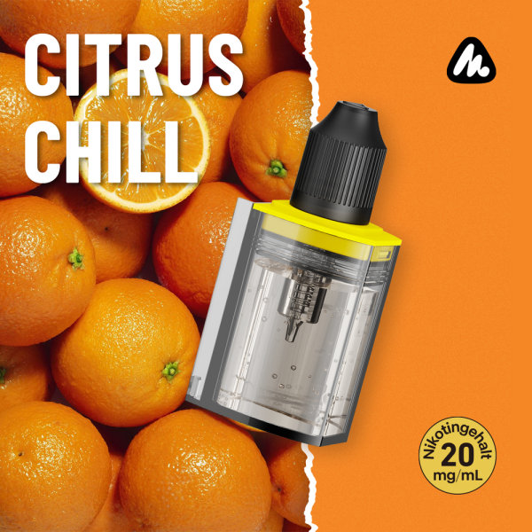 Mevol S Refill Container - Citrus Chill - 20mg/ml - 10ml