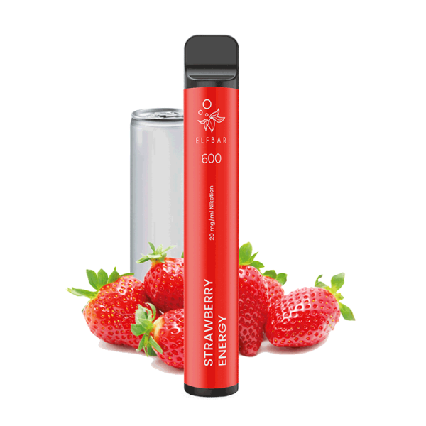 ELFBAR 600 Elfergy Strawberry 20mg Nikotin