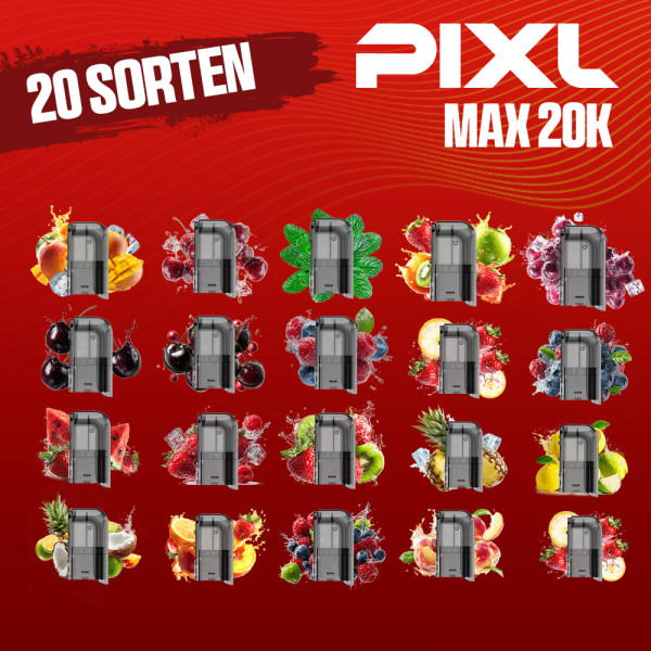 PIXL MAX 20K NOW Pod - Alle Sorten - 10ml