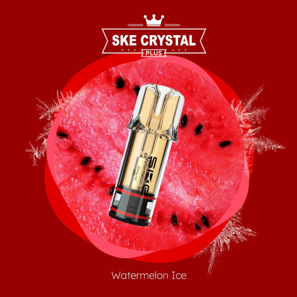 SKE Crystal PLUS Watermelon Ice 2% Nikotin 2er Pack