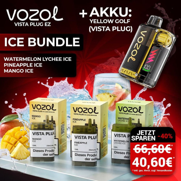 Vozol Vista Plug Ez - Ice Bundle
