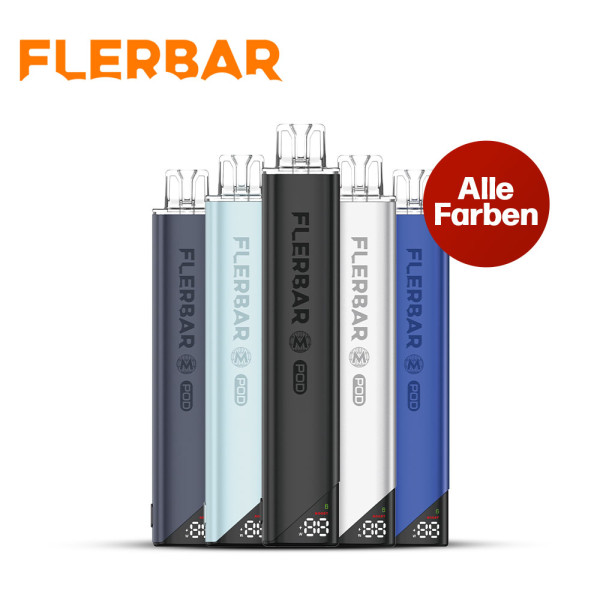 Flerbar M Pod Kit - 650mAh Alle Farben