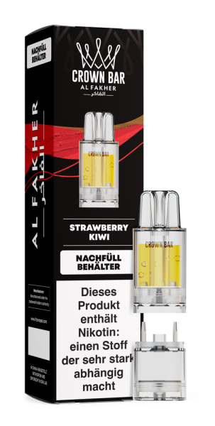 Al Fakher 12K PRO MAX Pod - Strawberry Kiwi - 20mg Nikotingehalt