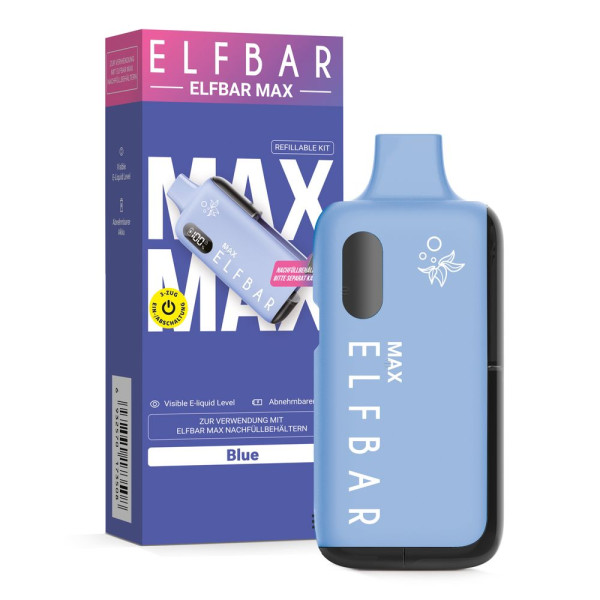 ELFBAR MAX Pod Kit - Farbe: Blue