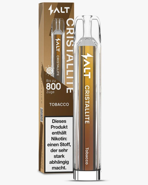 Salt Cristallite Tobacco 20mg/ml Einweg E-Zigarette