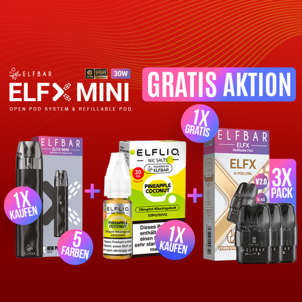 ELFBAR ELFX Mini Gratis-Aktion
