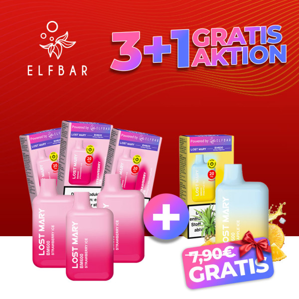 Lost Mary BM600 3+1 Aktion 20mg