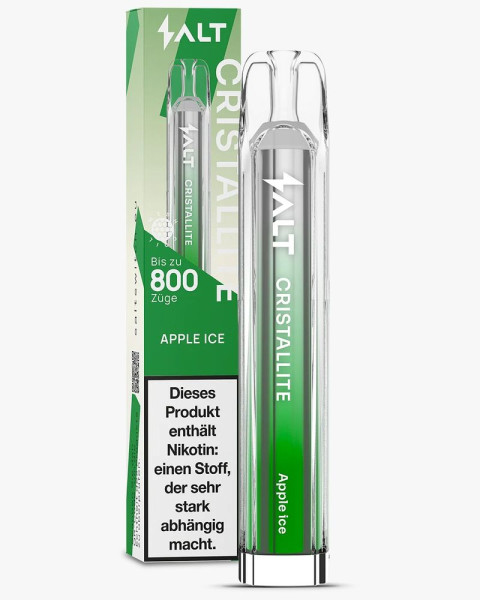 Salt Cristallite Apple Ice 20mg/ml Einweg E-Zigarette