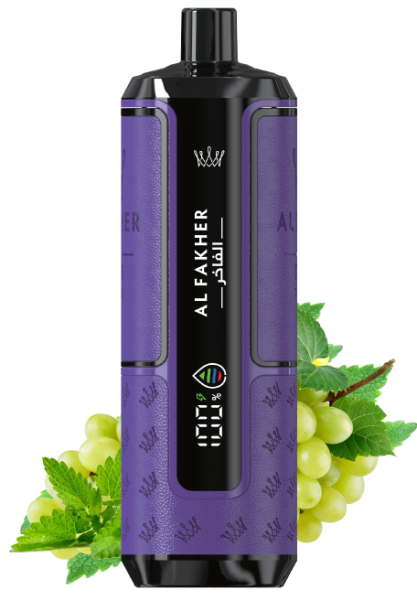 Al Fakher Hypermax 20000 - Grape Mint - 6mg Nikotingehalt