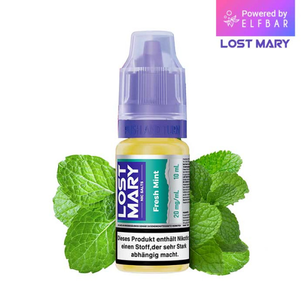 Elfbar Lost Mary Liquid (NicSalt) Fresh Mint 10ml