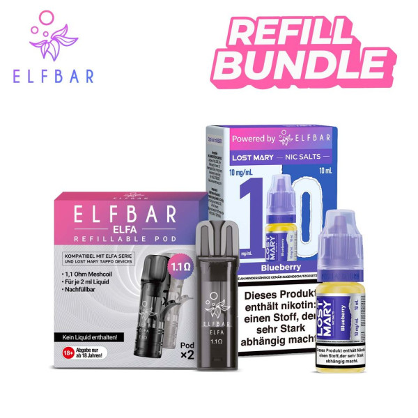 Refill Bundle Lost Mary Liquid + ELFA Leerpod