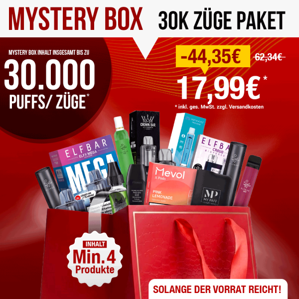 Mystery Tüte - 30K Züge Paket