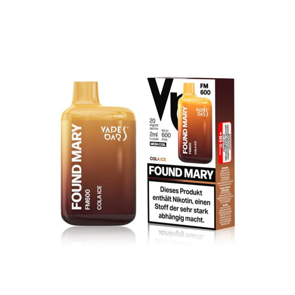 Found Mary FM600 - Cola Ice 20mg Nikotingehalt