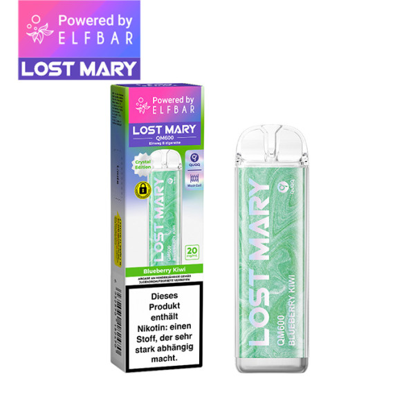 ELFBAR Lost Mary QM600 - Blueberry Kiwi 20mg Nikotin