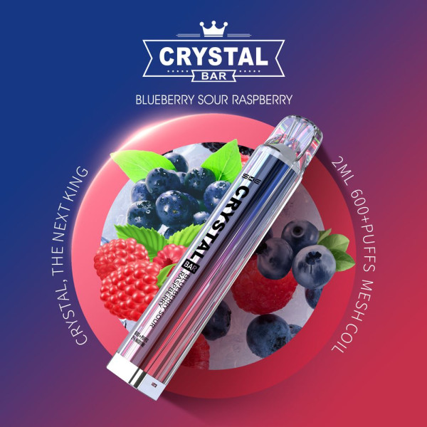 SKE Crystal Bar 600 Blueberry Sour Raspberry 2% Nikotin